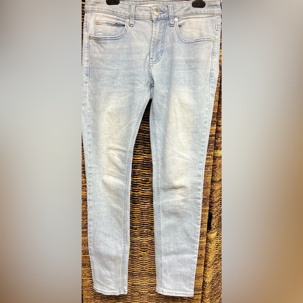 PacSun-Light Blue Denim Jeans, Skinny- Size:‎ 28x30